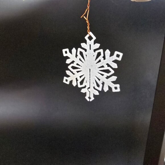 NWT Rare Vintage Pam Schifferl Winter White Owl Ornament Snowflake Midwest - Picture 3 of 10